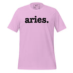 Aries Unisex T-Shirt - Black Writing