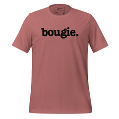 Bougie Unisex T-Shirt - Black Writing