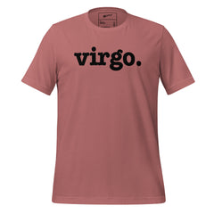 Virgo Unisex T-Shirt - Black Writing