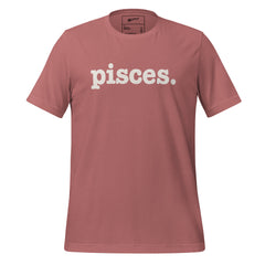 Pisces Unisex T-Shirt - White Writing