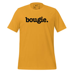 Bougie Unisex T-Shirt - Black Writing