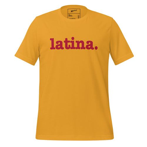 Latina Unisex T-Shirt - Red Writing