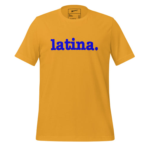 Latina Unisex T-Shirt - Blue Writing