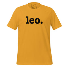 Leo Unisex T-Shirt - Black Writing