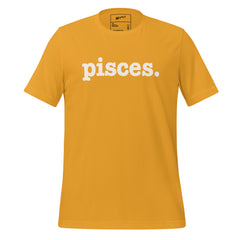 Pisces Unisex T-Shirt - White Writing