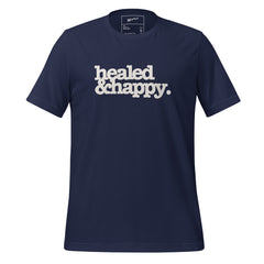 Healed & Happy Unisex T-Shirt - White Writing