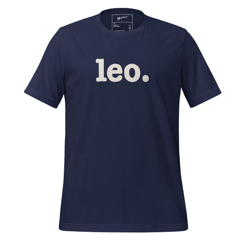 Leo Unisex T-Shirt - White Writing