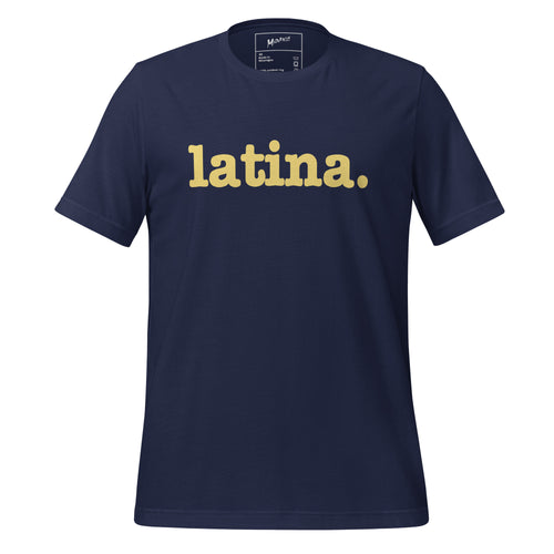 Latina Unisex T-Shirt - Yellow Writing