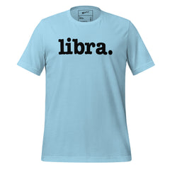 Libra Unisex T-Shirt - Black Writing