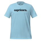 Capricorn Unisex T-Shirt - Black Writing