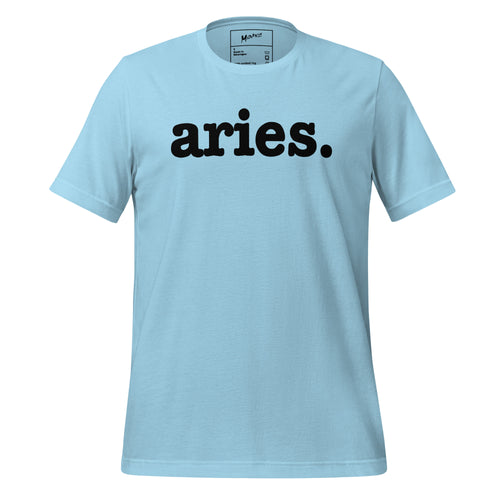 Aries Unisex T-Shirt - Black Writing