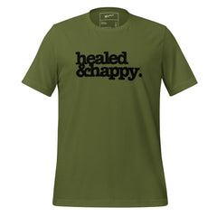 Healed & Healed Unisex T-Shirt - Black Writing