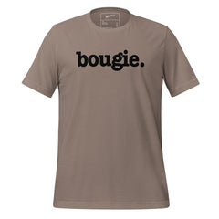 Bougie Unisex T-Shirt - Black Writing