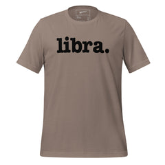 Libra Unisex T-Shirt - Black Writing