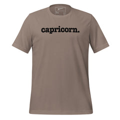 Capricorn Unisex T-Shirt - Black Writing