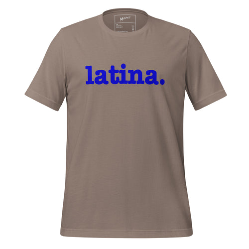 Latina Unisex T-Shirt - Blue Writing