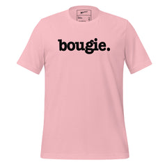 Bougie Unisex T-Shirt - Black Writing