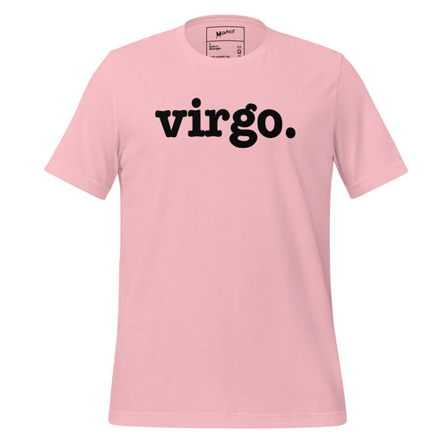 Virgo Unisex T-Shirt - Black Writing