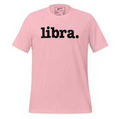 Libra Unisex T-Shirt - Black Writing