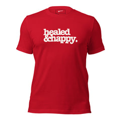 Healed & Happy Unisex T-Shirt - White Writing