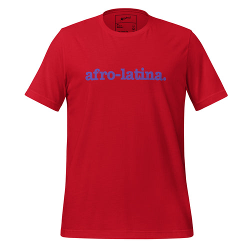 Afro-Latina Unisex T-Shirt - Purple Writing