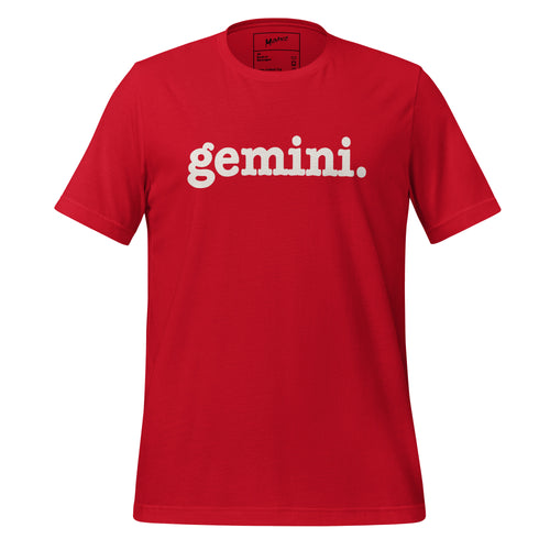 Gemini Unisex T-Shirt - White Writing