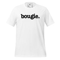 Bougie Unisex T-Shirt - Black Writing