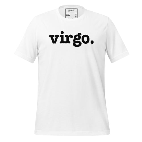 Virgo Unisex T-Shirt - Black Writing